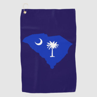 Drapeau de Caroline du Sud Serviette de golf