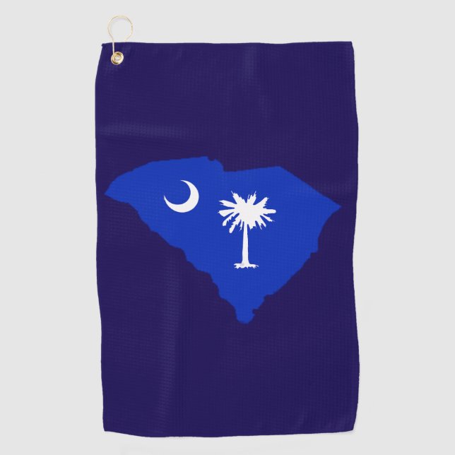 Drapeau de Caroline du Sud Serviette de golf (Devant)