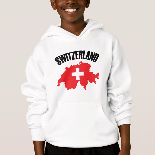 Drapeau de carte Suisse (Devant)