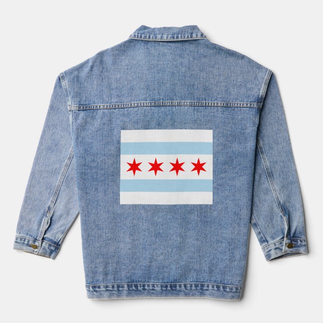 Drapeau de Chicago, Illinois (Verso)