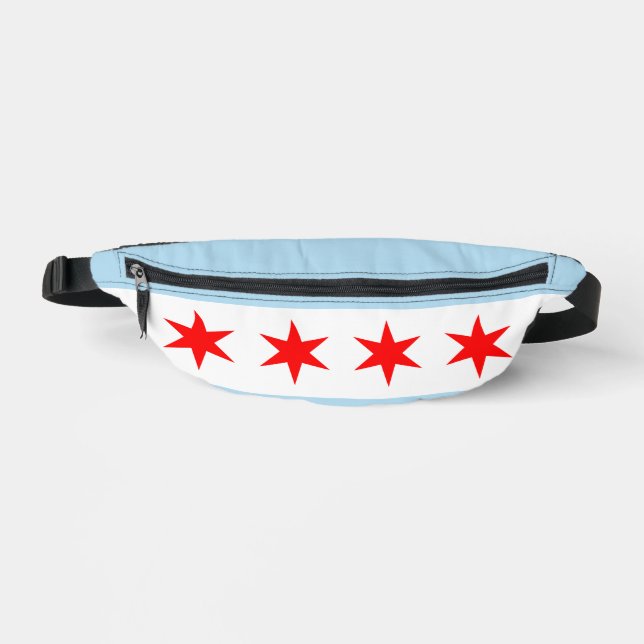 Drapeau de Chicago, Illinois (Recto)