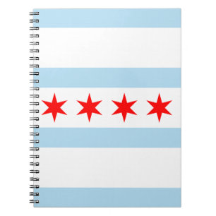 Drapeau de Chicago, Illinois Carnet