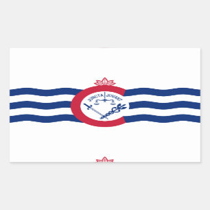 Drapeau de Cincinnati, Autocollant rectangulaire d