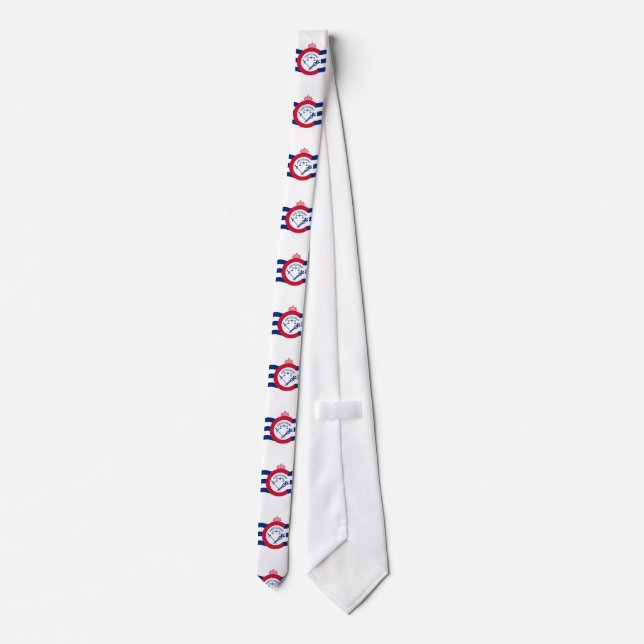 Drapeau de Cincinnati, Cravate de l'Ohio (Dos)