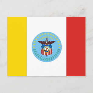 Drapeau de Columbus, Ohio Carte postale