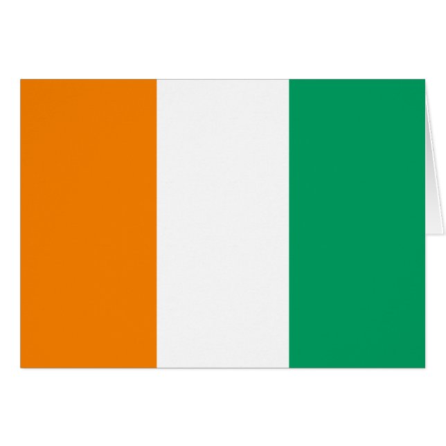 Drapeau de Côte d'Ivoire (Devant horizontal)