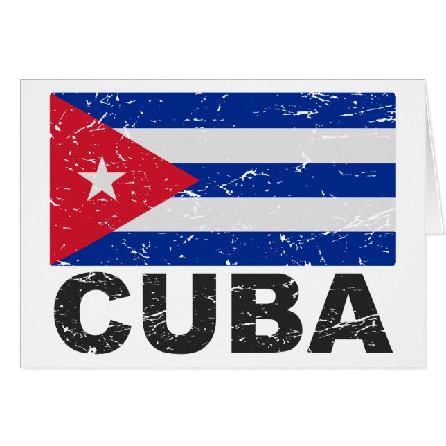 Drapeau de cru du Cuba (Devant horizontal)