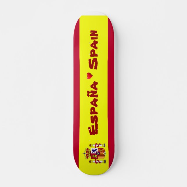 Drapeau de Espagne Skateboard (Devant)