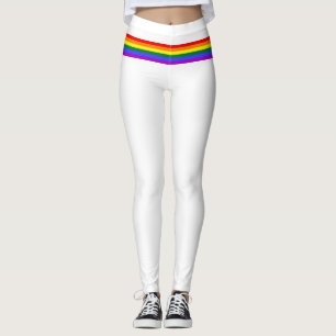 Drapeau de fierté arc-en-ciel coutume Leggings bla
