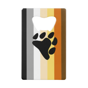 Drapeau de fierté de l'ours avec patte
