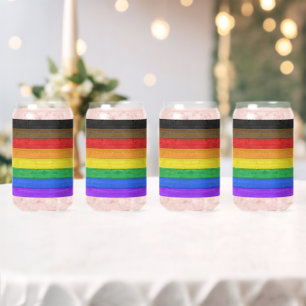 Drapeau de fierté gay inclusif de SlipperyJoe text