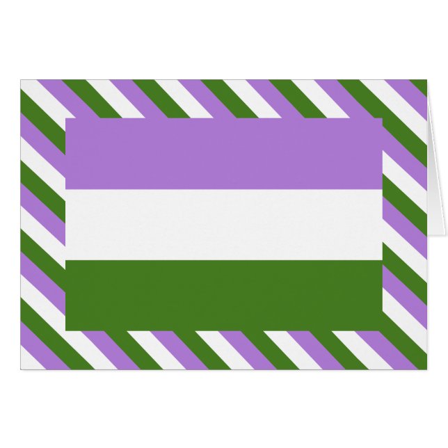 Drapeau de fierté genderqueer (Devant horizontal)
