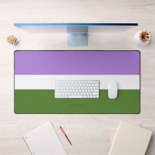 Drapeau de fierté genderqueer de SlipperyJoe lavan