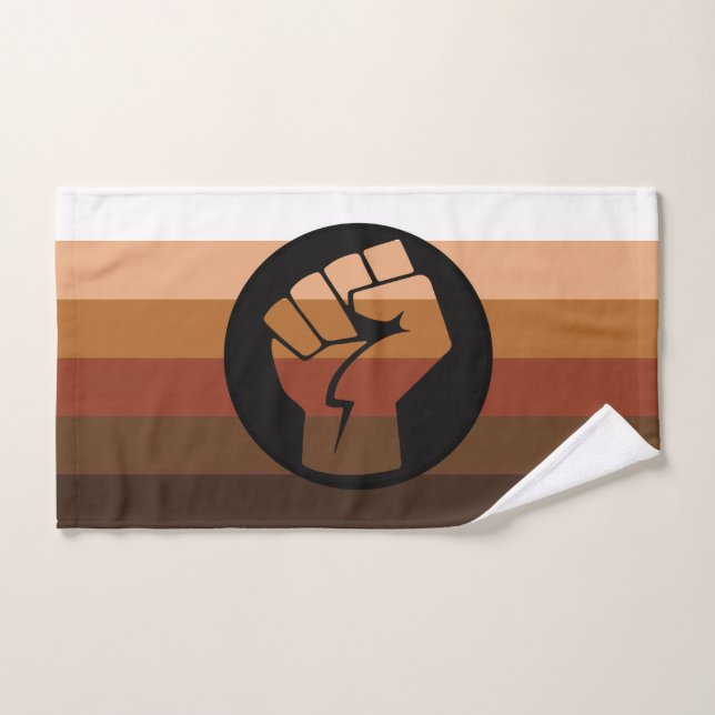 Drapeau de fierté POC (Serviette à main)