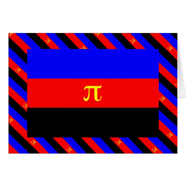 Drapeau de fierté polyamoureuse (Devant horizontal)