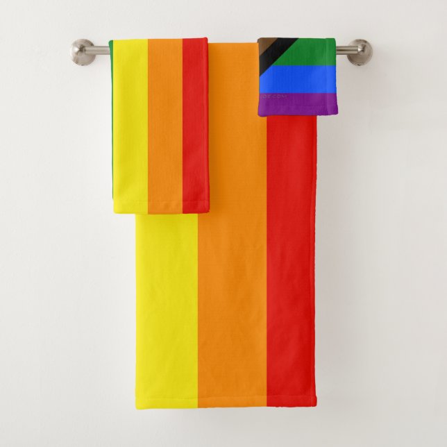 Drapeau de fierté Progress Pride de SlipperyJoe si (En situation)