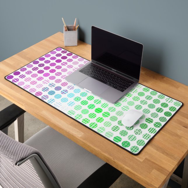 Drapeau de fierté Toric abstrait boho éclectique G (Bureau 2)
