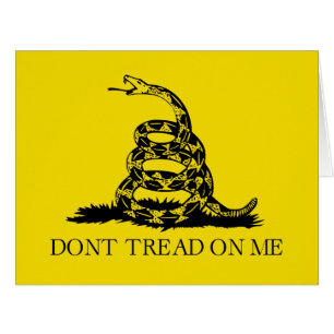 Drapeau de Gadsden à serpent à sonnette : Lutte, R