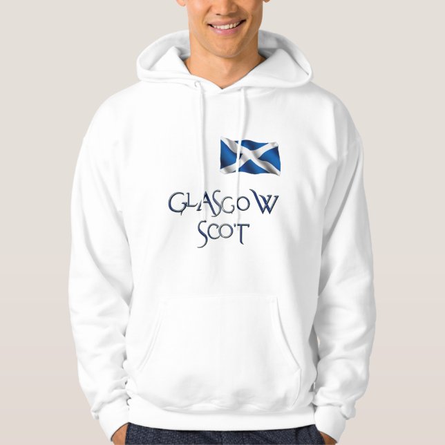 Drapeau de Glasgow Sweat - shirt à capuche patriot (Devant)