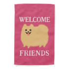 Fluffy Pomeranian Chien Bienvenue Amis