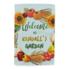 Jardin Bienvenue Jardin personnalisé Drapeau