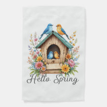 Oiseaux de printemps adorables Floral