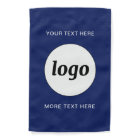Simple logo et texte de marque commerciale bleu ma