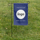Simple logo et texte de marque commerciale bleu ma