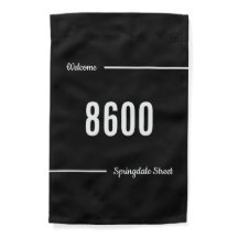 Symbole d'adresse Black and White Street