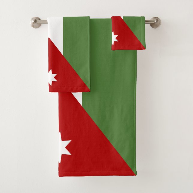 Drapeau de Jordanie (En situation)