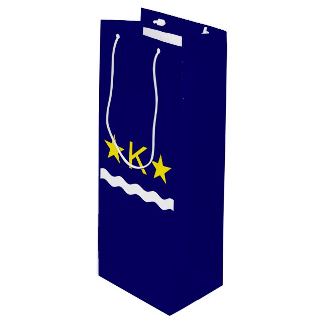 Drapeau de Kinshasa, Sac cadeau de vin Congo (Devant Angle)