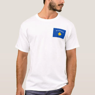 Drapeau de Kosovo et T-shirt de carte