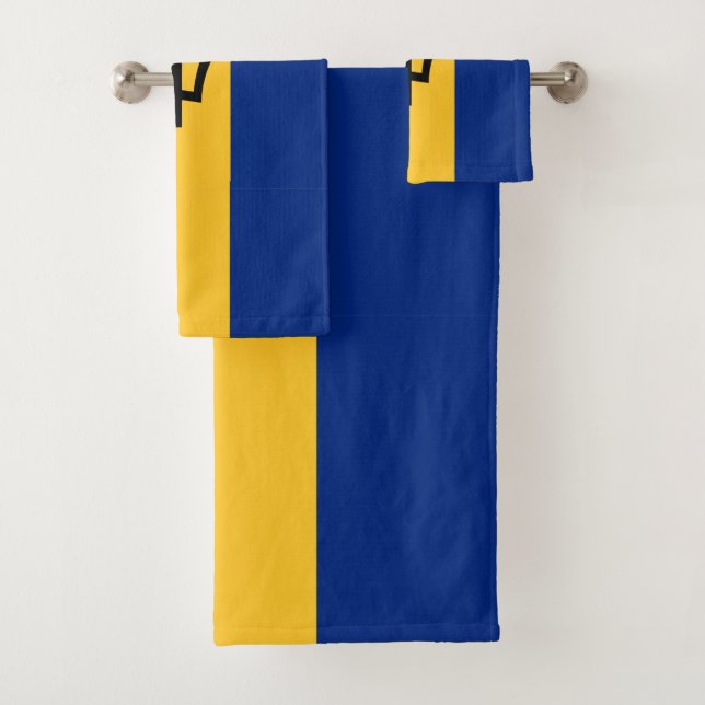 Drapeau de la Barbade (En situation)