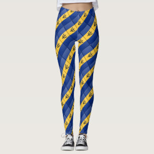 Drapeau de la Barbade Leggings