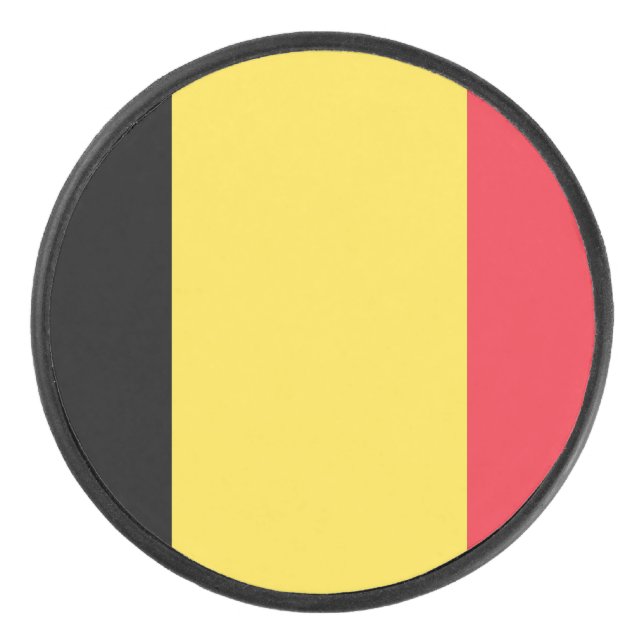 Drapeau de la Belgique Hockey Puck (Devant)