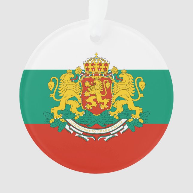 Drapeau de la Bulgarie Tricolor Rouge vert blanc (devant)