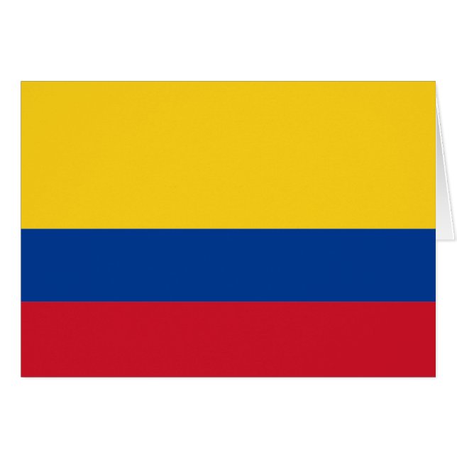 Drapeau de la Colombie (Devant horizontal)