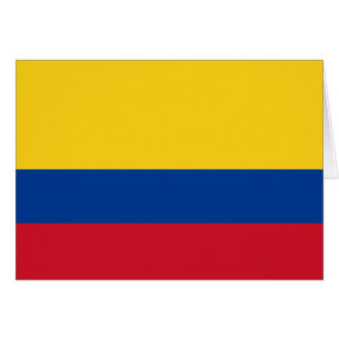 Drapeau de la Colombie Bleu Jaune Rouge