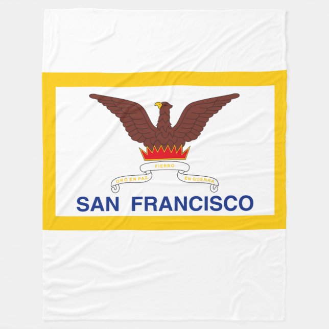 Drapeau de la couverture en polaire de San Francis (Devant)