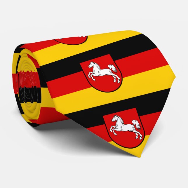 Drapeau de la Cravate de Basse-Saxe (Roulé)