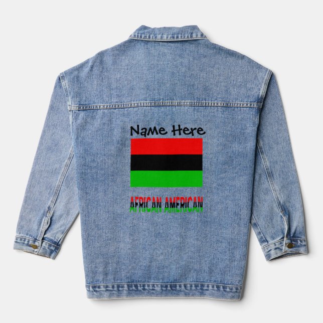 Drapeau de la diaspora africaine Personnalisation  (Verso)
