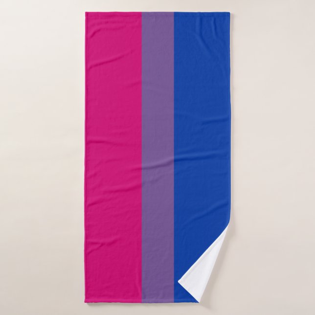 Drapeau de la fierté bisexuelle (Serviette de bain)