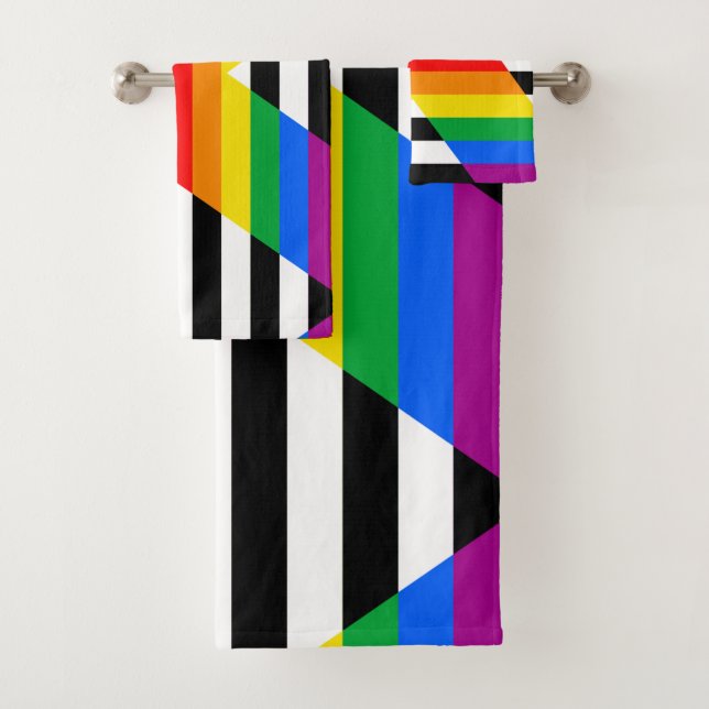 Drapeau de la fierté de progrès d'allié (En situation)