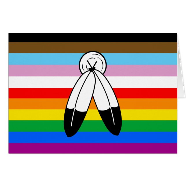 Drapeau de la fierté de progrès LGBTQ+ (Devant horizontal)