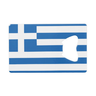 Drapeau de la Grèce Carte de crédit Ouverture de b