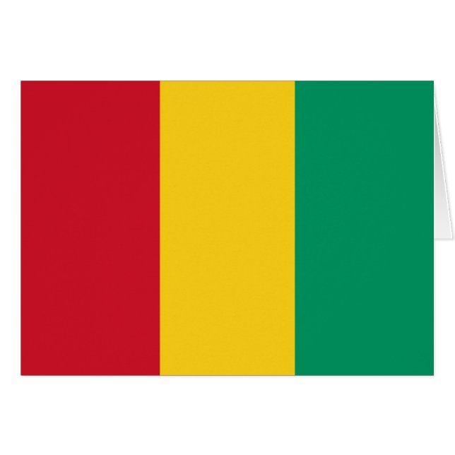 Drapeau de la Guinée (Devant horizontal)