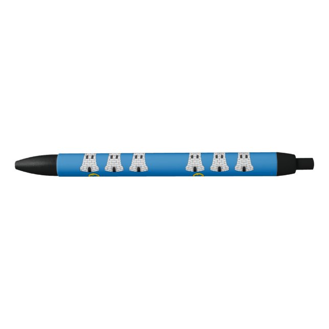 Drapeau de La Havane, Cuba Stylo d'encre noire (Devant)