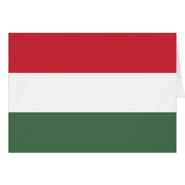 Drapeau de la Hongrie (Devant horizontal)
