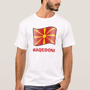 Drapeau de la Macédoine Maqedoni T-Shirt