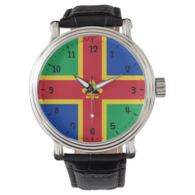 Drapeau de la montre Lincolnshire (devant)